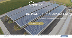 Desktop Screenshot of palme-solar.de