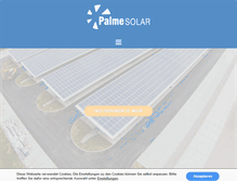 Tablet Screenshot of palme-solar.de